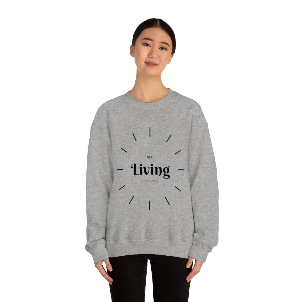 5D Living Love and Above - Unisex Heavy Blend™ Crewneck Sweatshirt