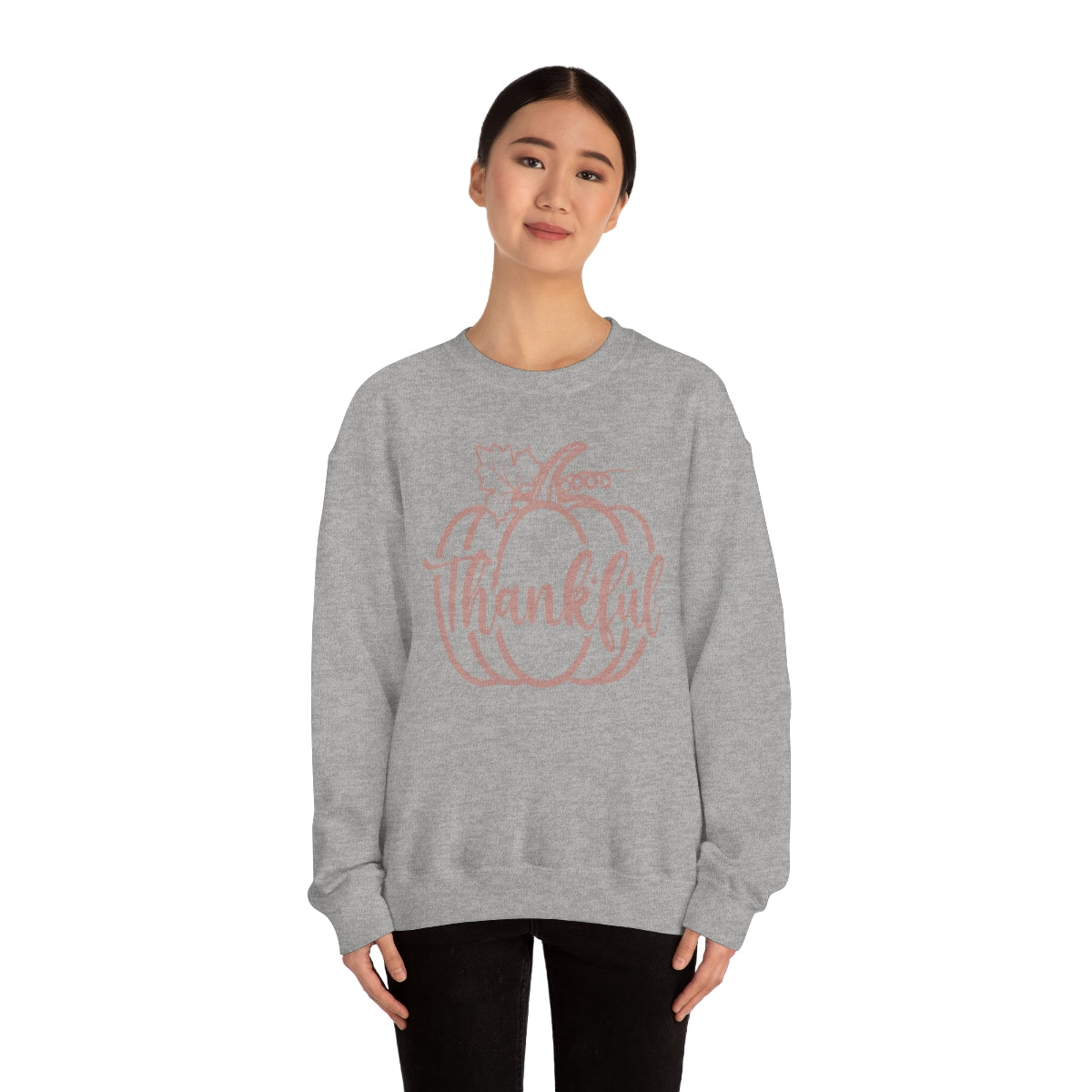 Thankful Pumpkin - Unisex Heavy Blend™ Crewneck Sweatshirt