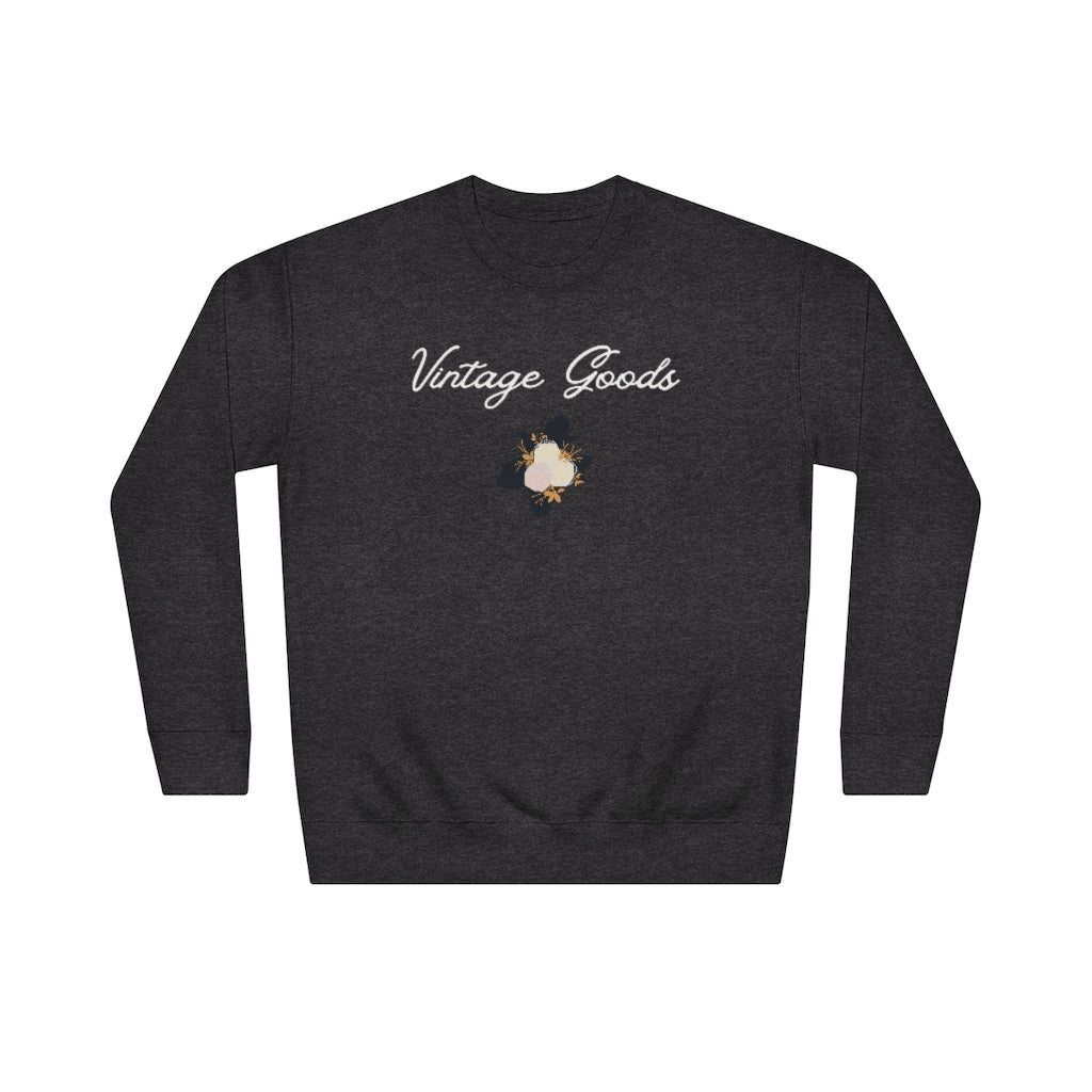 Vintage Goods Floral Touch - Unisex Crew Sweatshirt