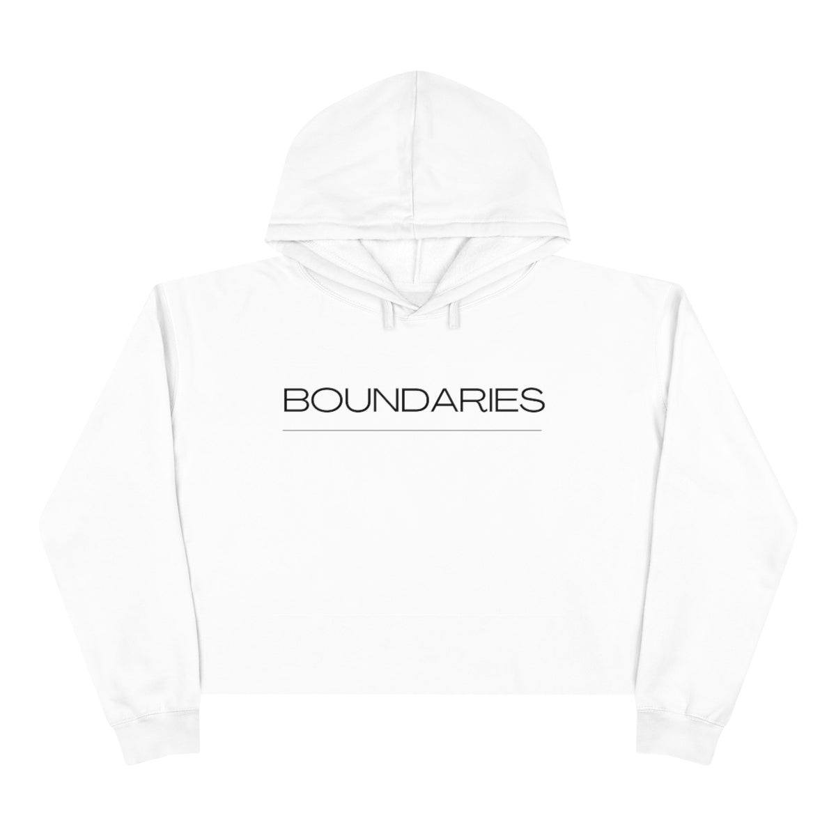 Boundaries - Crop Hoodie