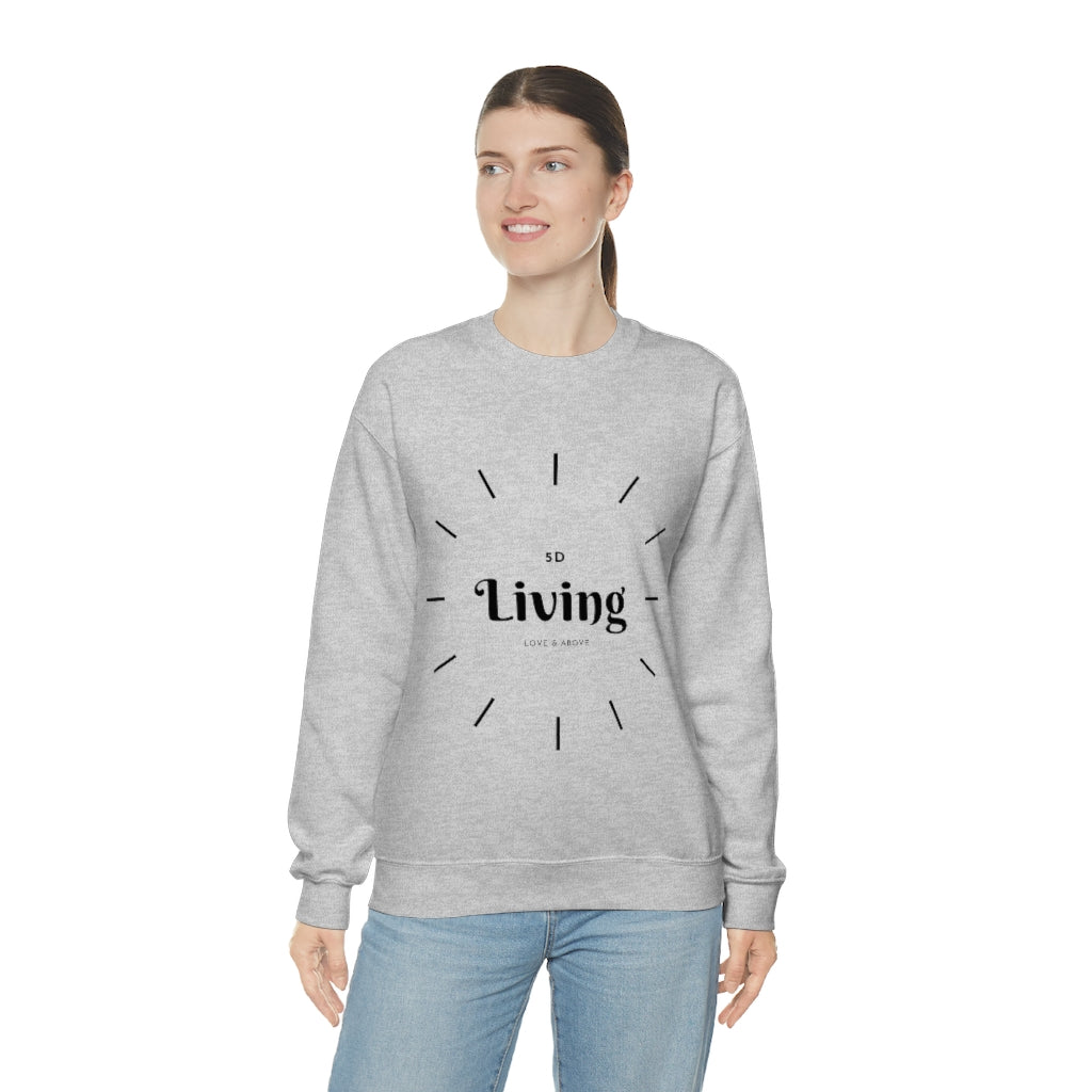 5D Living Love and Above - Unisex Heavy Blend™ Crewneck Sweatshirt