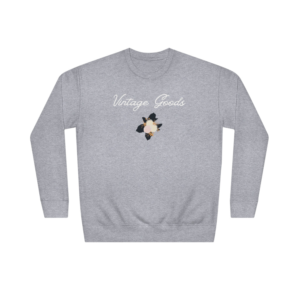 Vintage Goods Floral Touch - Unisex Crew Sweatshirt